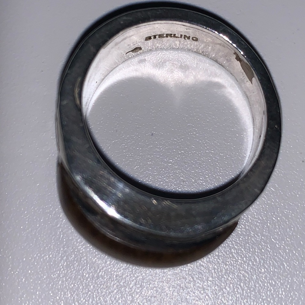 Vintage Men’s Sterling Tigers Eye Ring - Picture 7 of 9